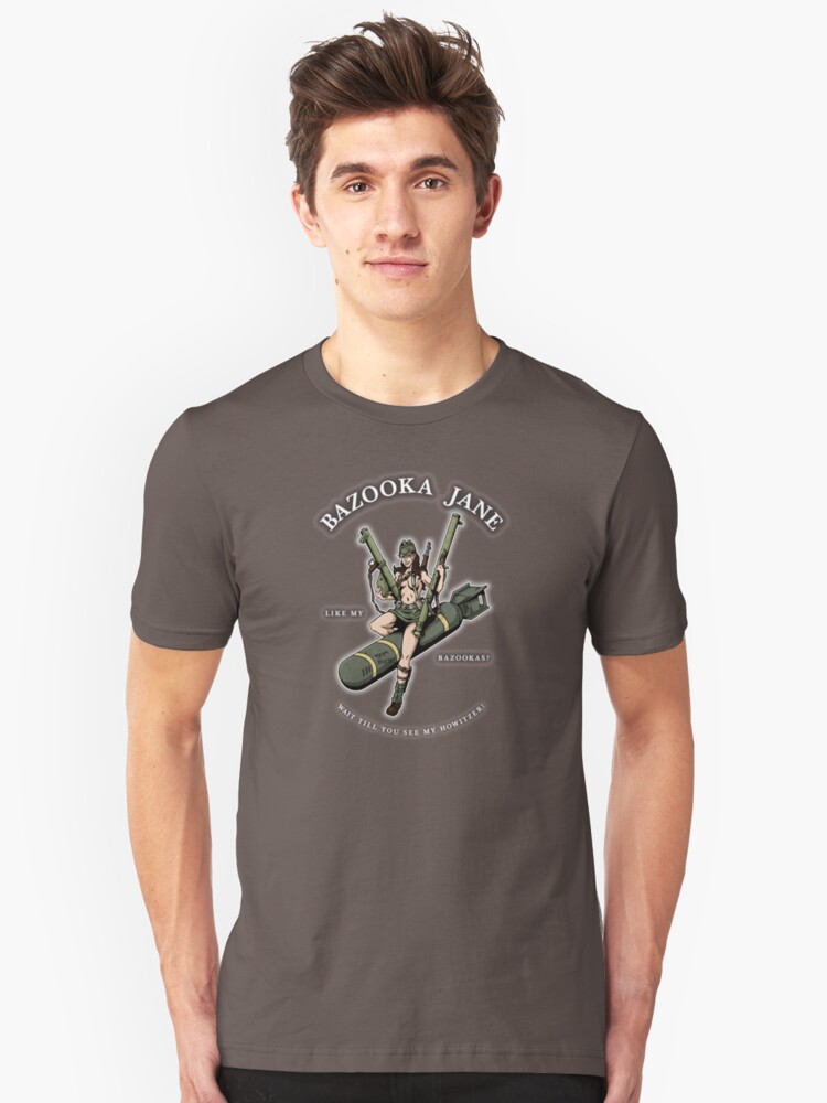 Alternate view of Bazooka Jane - Coloured Slim Fit T-Shirt