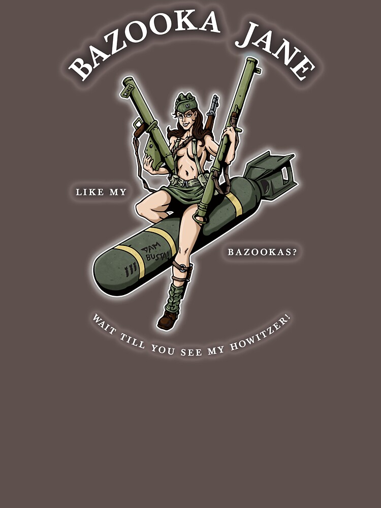 Thumbnail 7 of 7, Essential T-Shirt, Bazooka Jane - Coloured designed and sold by b24flak.