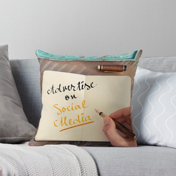 Item preview, Handwritten text ADVERTISE ON SOCIAL MEDIA designed and sold by Stanciuc.
