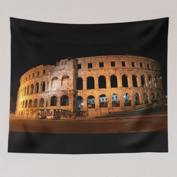 Item preview, Pula Arena  by night designed and sold by hawkie.