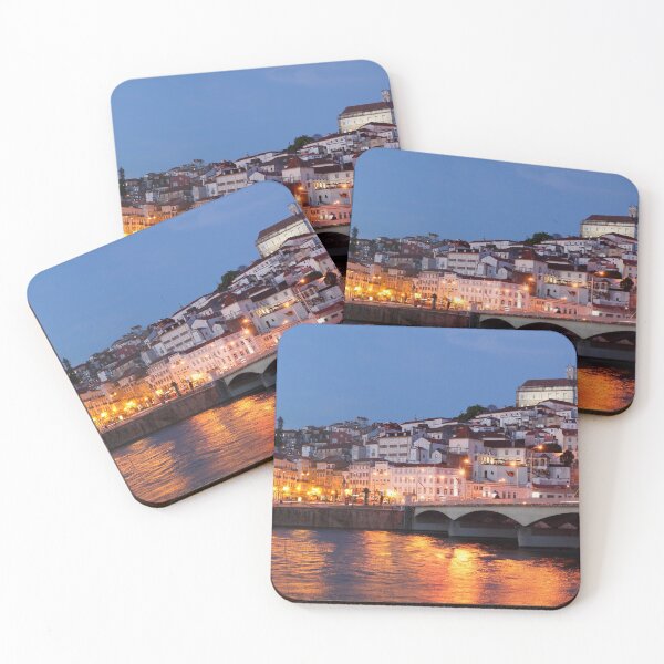 Item preview, Old town, river, Mondego, Coimbra, Portugal, city, evening, dusk designed and sold by Torsten  Krüger.