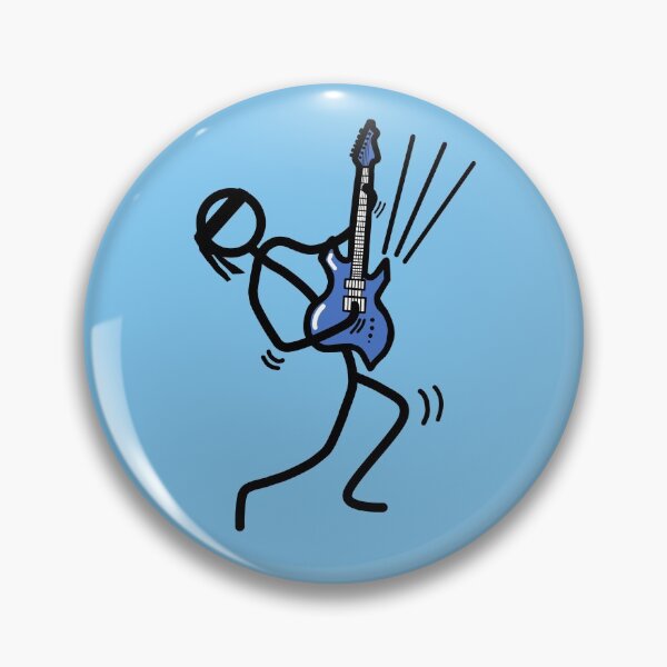 Item preview,  Stickman / Playing electric guitar designed and sold by LotusCreations.
