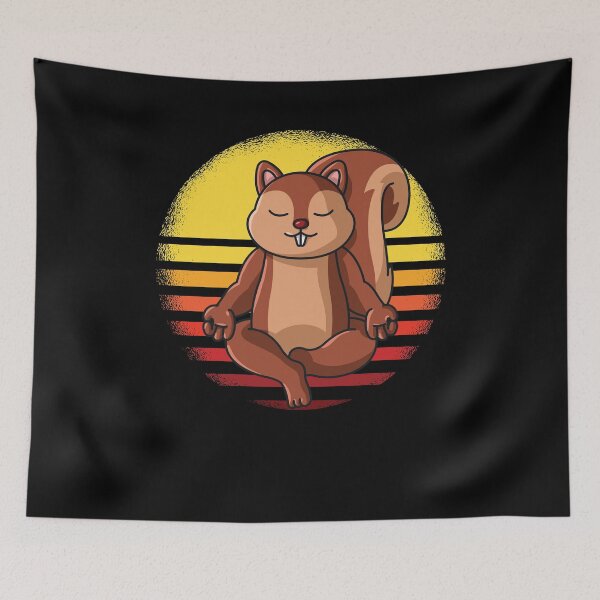 Item preview, Squirrel Yoga Mandala Spiritual yoga women designed and sold by 123428094.