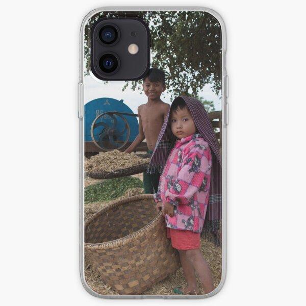 Family in Myanmar. iPhone Soft Case