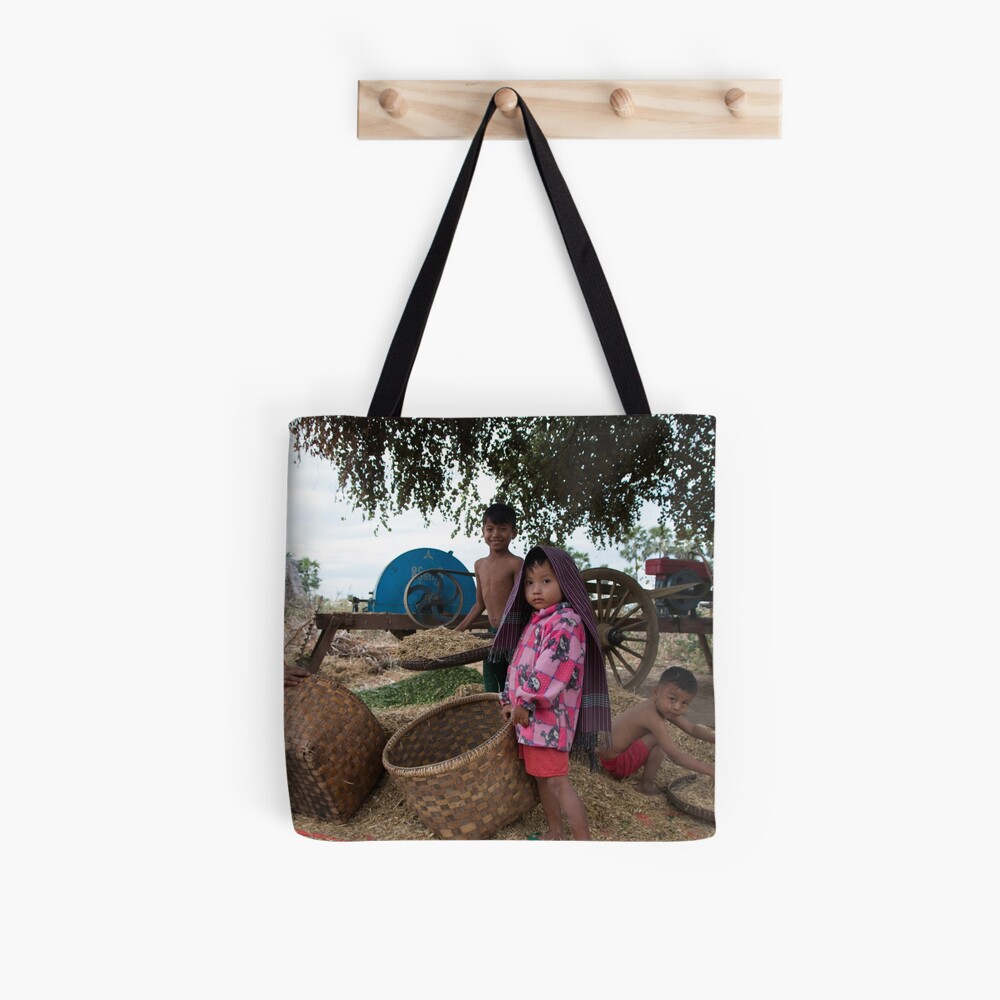 Family in Myanmar. Tote Bag