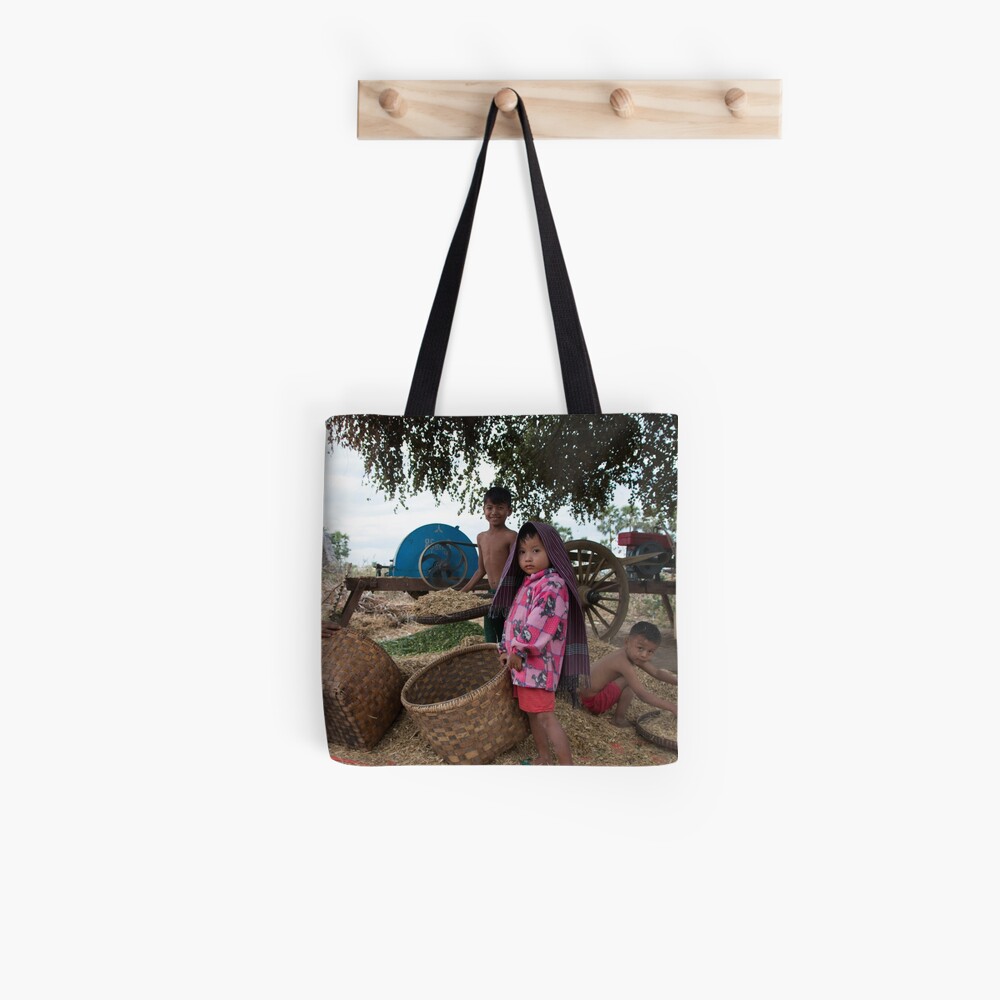 Family in Myanmar. Tote Bag