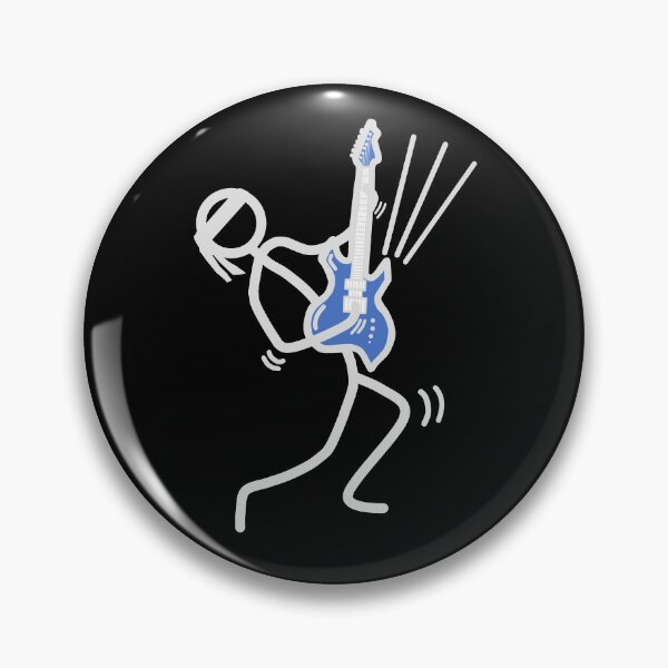 Item preview, Stickman / Playing electric guitar designed and sold by LotusCreations.