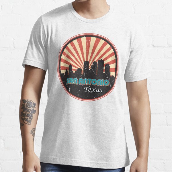 Item preview, Retro San Antonio Texas City State Skyline Vintage 80s 70s designed and sold by kalpanik.