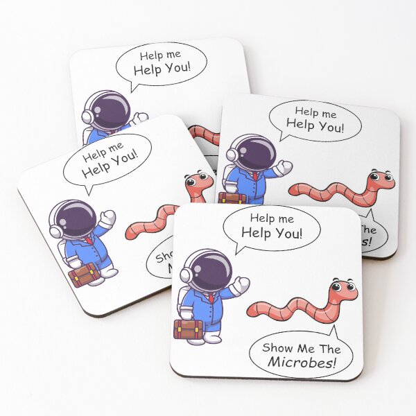 Item preview, Vermicomposting Compost Gardening Garden Gardener Astronaut Humour Gift designed and sold by CuteDesigns1.