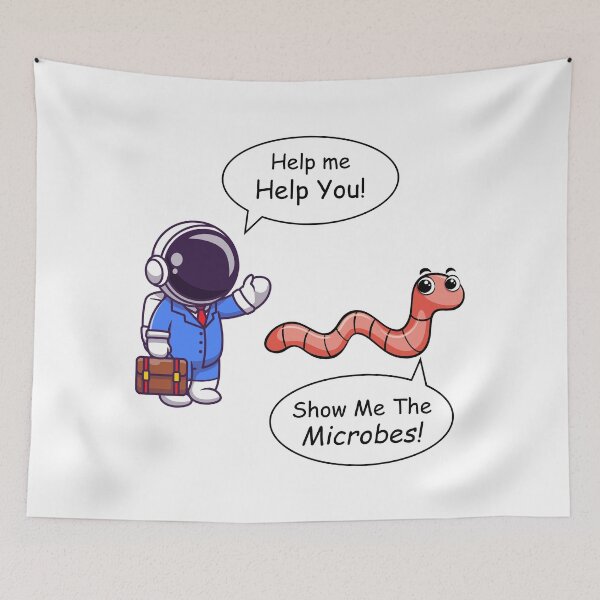 Item preview, Vermicomposting Compost Gardening Garden Gardener Astronaut Humour Gift designed and sold by CuteDesigns1.