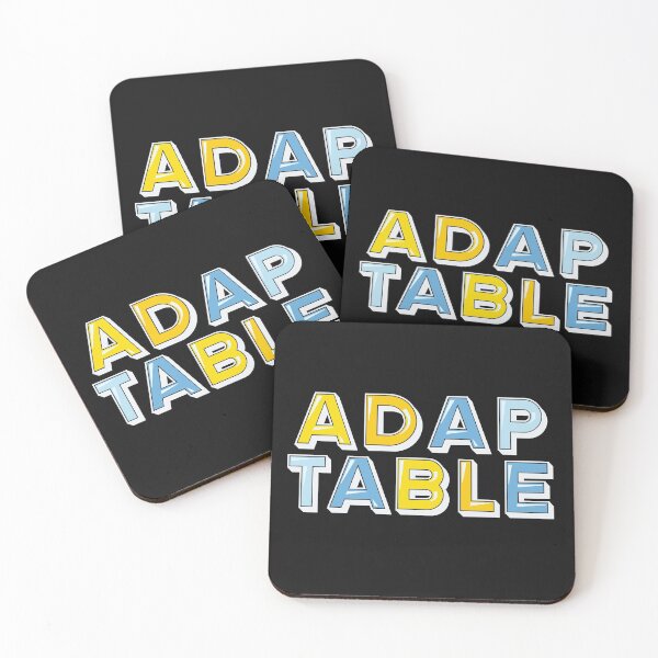 Item preview, Adaptable - Yellow, Blue designed and sold by Chubuter.