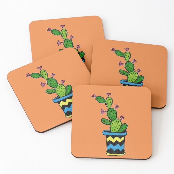 Item preview, Potted cute cactus designed and sold by SelinaFloca.