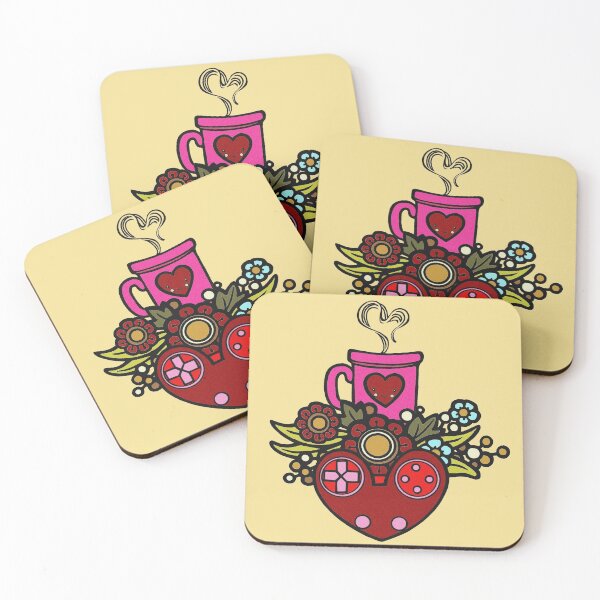 Item preview, Coffee and Gaming are my Valentine  designed and sold by sandpiperstudio.