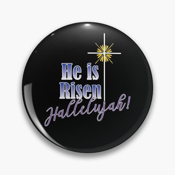 Artikelvorschau, Er ist auferstanden Halleluja! / Osterbotschaft / Christ / Jesus entworfen und verkauft von bryanmcclelland.