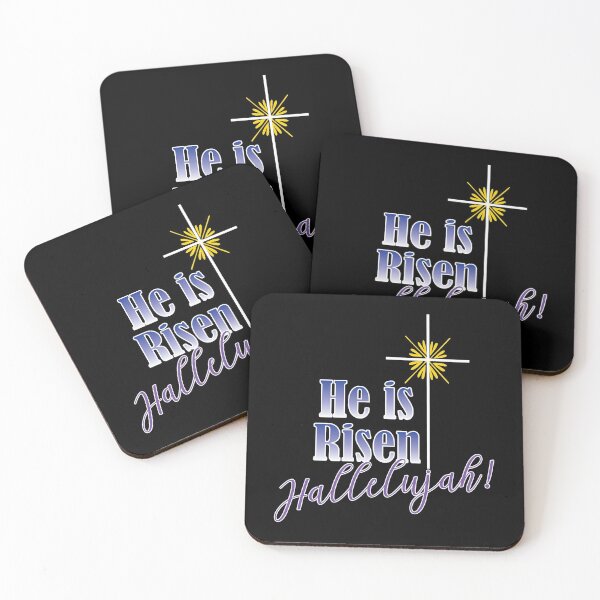 Item preview, He Is Risen Hallelujah! / Easter message / Christian / Jesus designed and sold by bryanmcclelland.