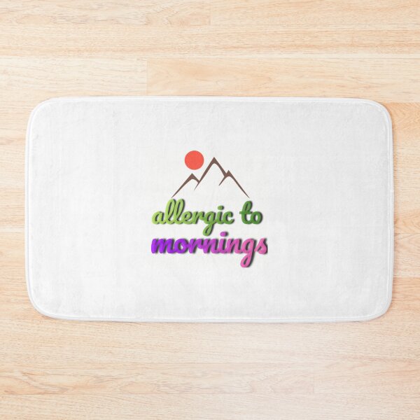 Item preview, allergic to mornings designed and sold by chetan786.