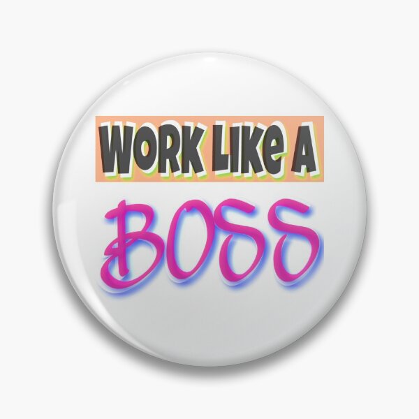 Item preview, Work like a boss  designed and sold by 59SHOP24.