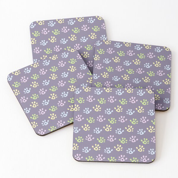 Item preview, Pastel Hand Prints Pattern on Purple Background designed and sold by cgroenewald.