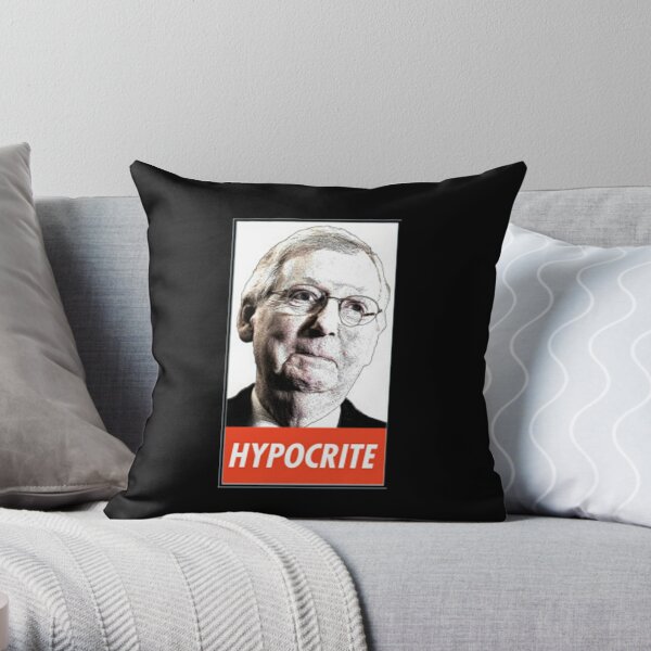 18x18 Multicolor Anti Kentucky Senator Mitch McConnell Ditch Mitch Throw Pillow