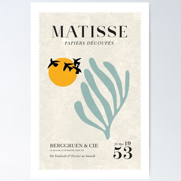 Item preview, Matisse Cutout designed and sold by SurfolioPrints.