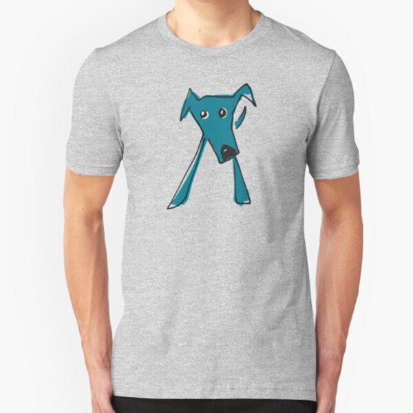 Blue dog Slim Fit T-Shirt