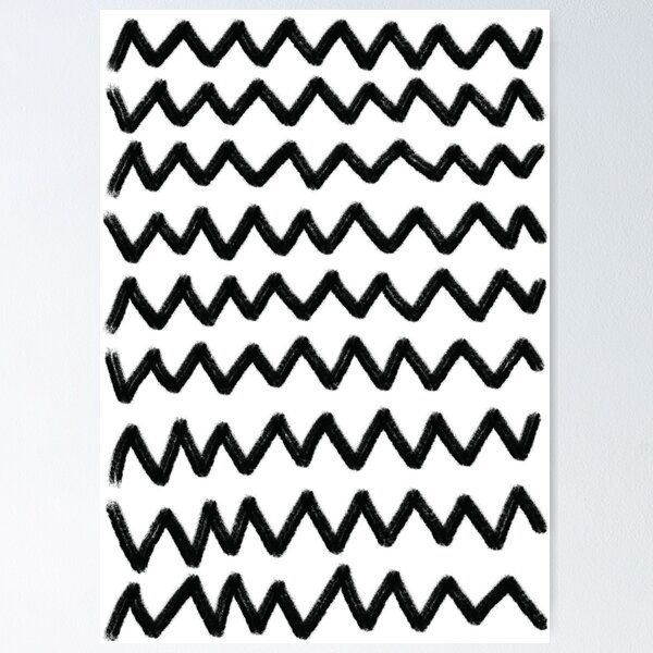 Item preview, ZIG ZAG | Minimalist  designed and sold by LemonbatStudio.