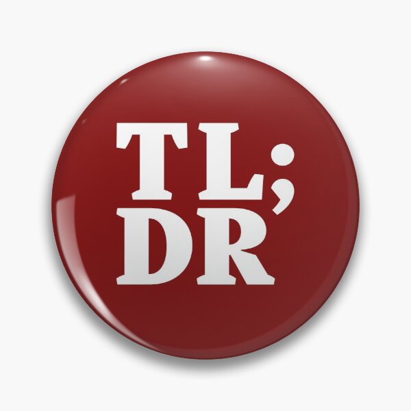 Item preview, TL;DR designed and sold by zebrafactory.