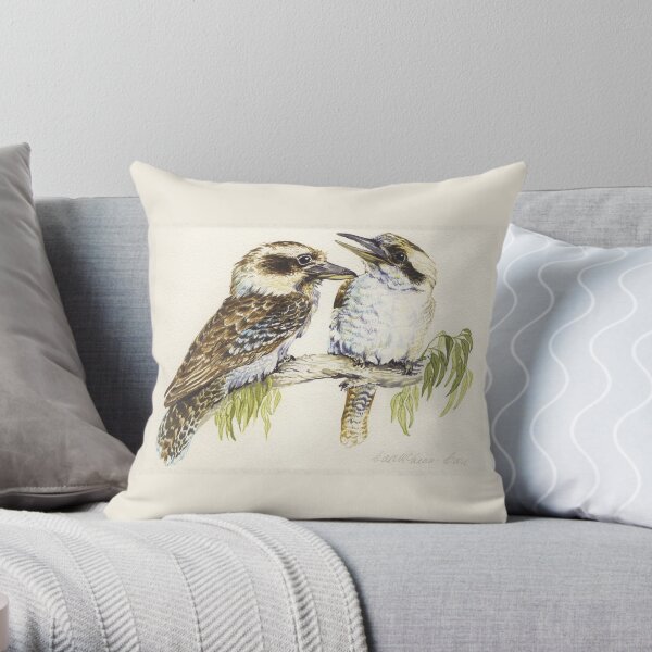 Kookaburras Throw Pillow