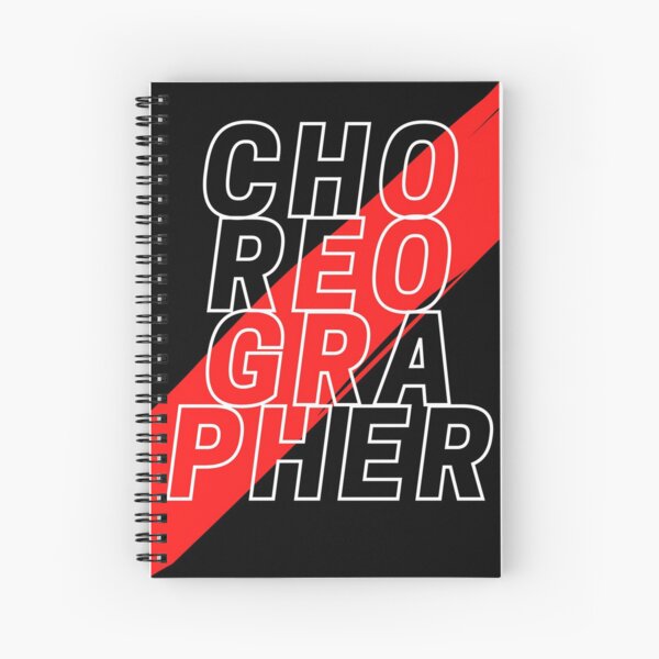 Choreography Spiral Notebooks | Redbubble