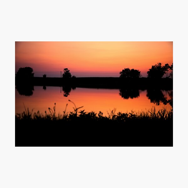 Item preview, Sunset at Lake designed and sold by Adrianchan.