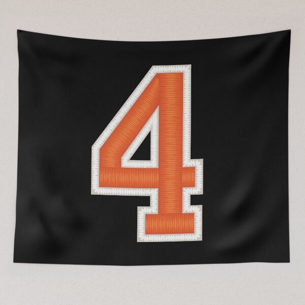 Item preview, Sports Number 4 Jersey Four Orange designed and sold by elhefe.