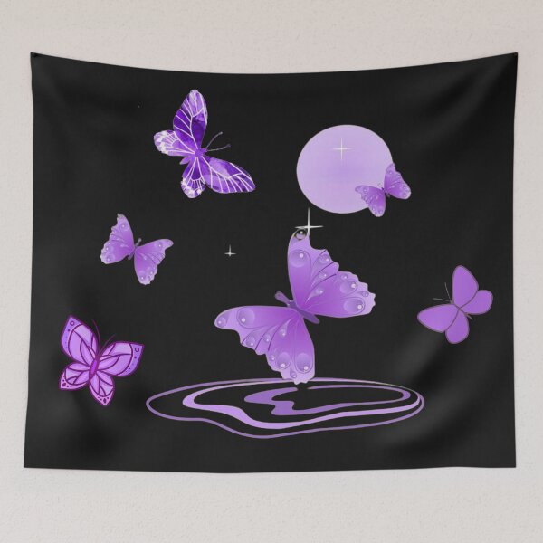 Aperçu de l'œuvre Papillons violets créée et vendue par TheAnimalZ00.