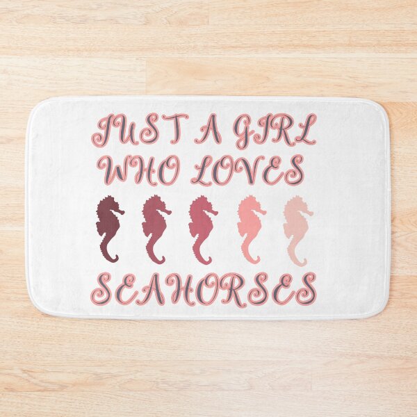 Item preview, Girl Who Loves Seahorses designed and sold by BeardedTree.