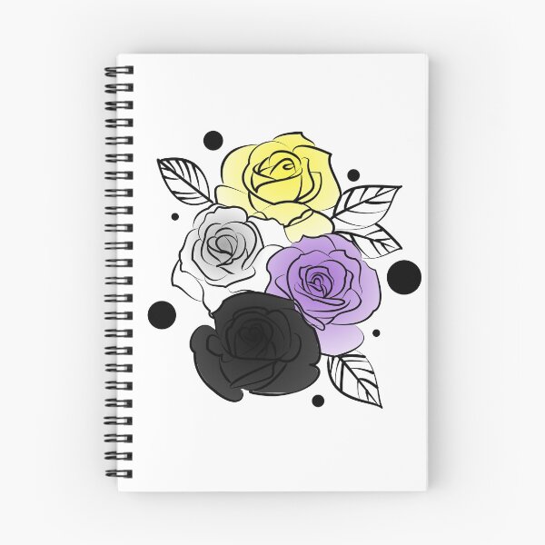 Item preview, NonBinary Pride Flag Roses Floral Flowers Subtle Pride LGBT designed and sold by LoveYourselfCreative.