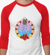 Sixties Daze Strawberry Fan Men's Baseball ¾ T-Shirt