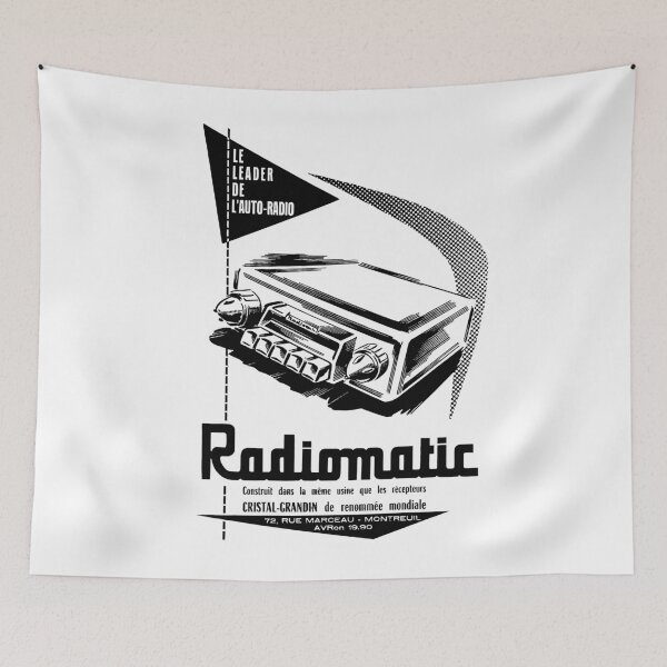 Item preview, RADIOMATIC CAR RADIO designed and sold by ThrowbackAds.