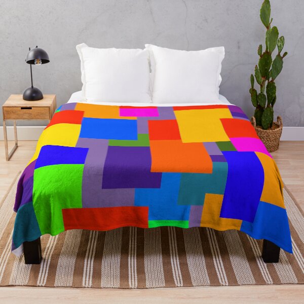 Item preview, colorful retro 60s abstract pattern designed and sold by pauloneill-art.