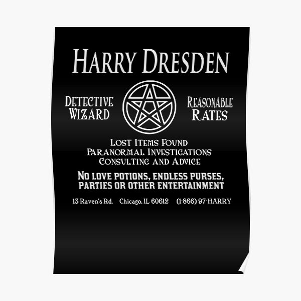 Harry Dresden-Wizard Detective Poster