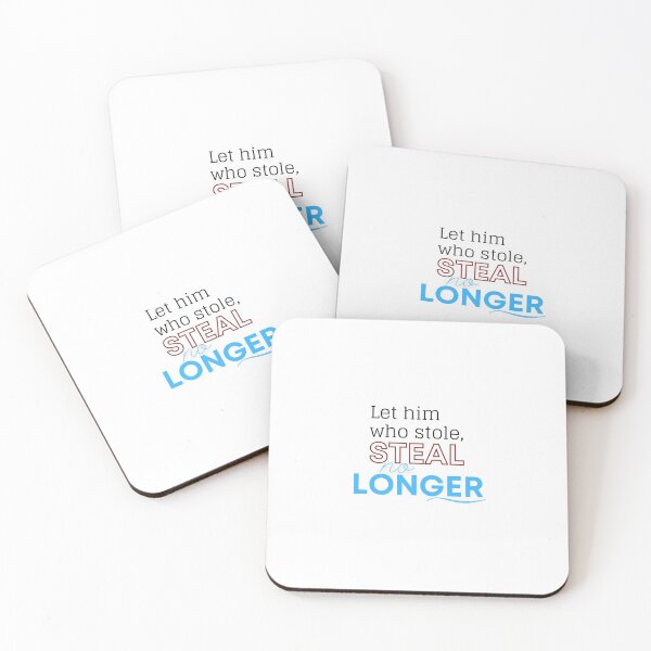 Item preview, Christian design quote Ephesians Let him who stole steal no longer designed and sold by pureheartvision.