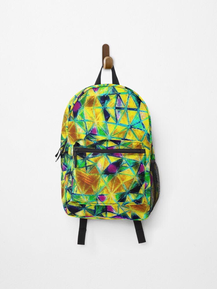 Thumbnail 1 of 3, Backpack, Colorful Mandala Pattern designed and sold by SimonaSunshine.