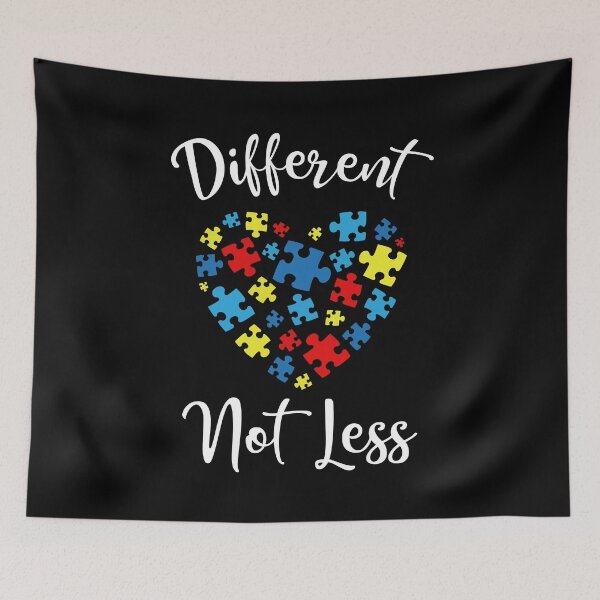 Item preview, Best Autism Awareness Puzzle Heart Shirt Different Not Less T Shirt designed and sold by tuanitus.