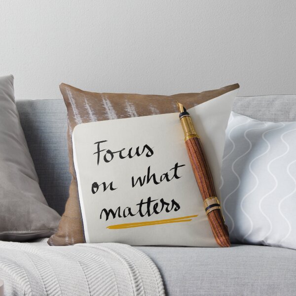 Item preview, FOCUS ON WHAT MATTERS designed and sold by Stanciuc.