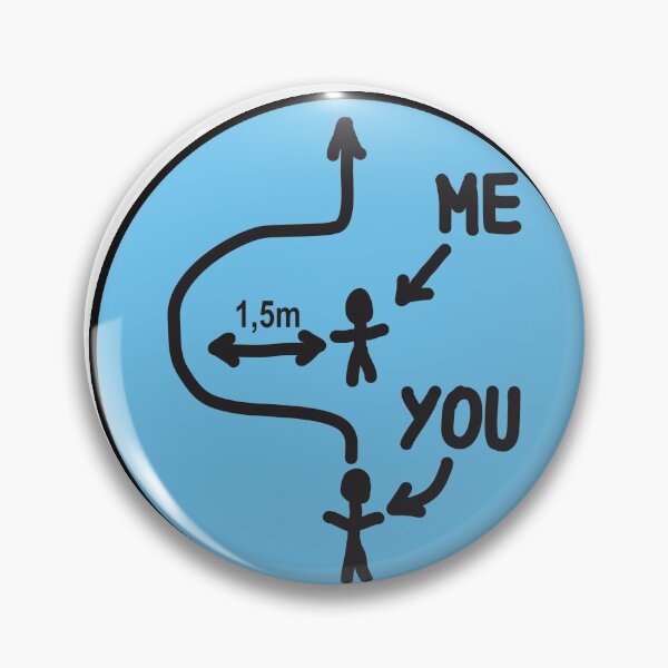 Item preview, Distance graphic 1.5 m Corona measures designed and sold by Montrepeneuer.