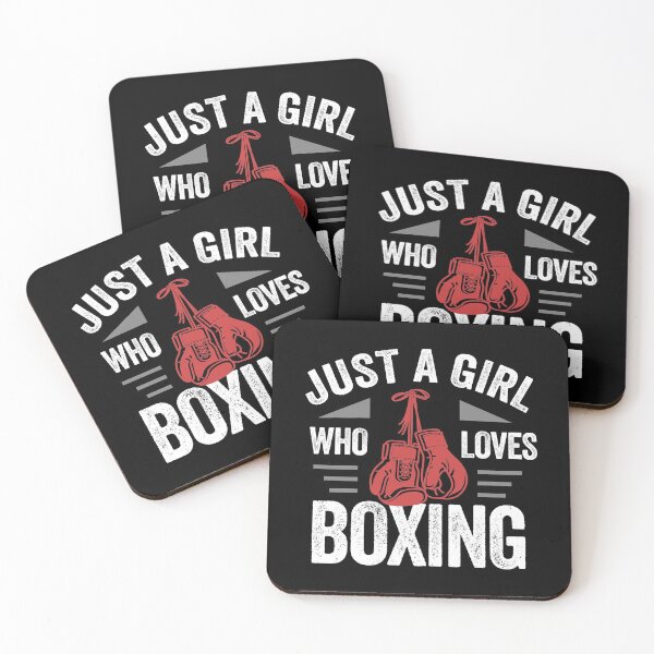 Item preview, Just A Girl Who Loves Boxing designed and sold by silverhexagon.