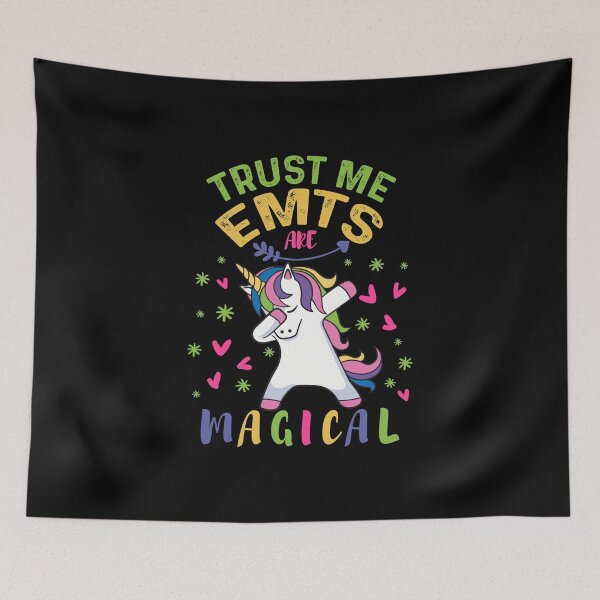Item preview, Cute EMT Shirts  - A Magical Gift - Dabbing Unicorn Pastel designed and sold by TeeZazzle.