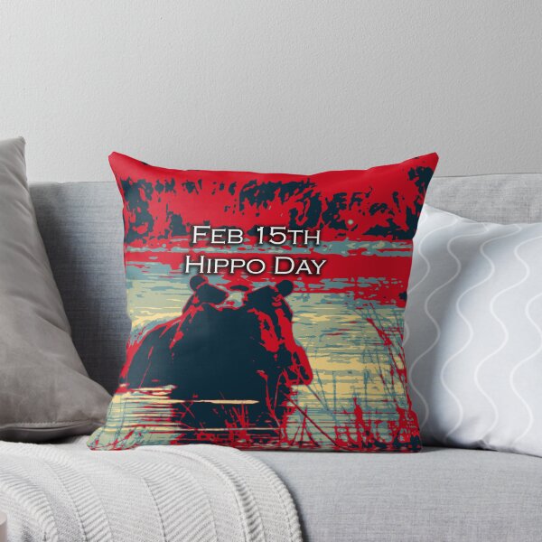 Item preview, I LOVE HIPPO DAY designed and sold by REALDesign-Shop.