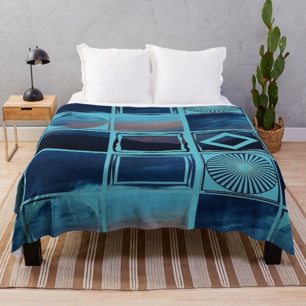 Item preview, lovely beautiful blue colored pattern designed and sold by tbshots.