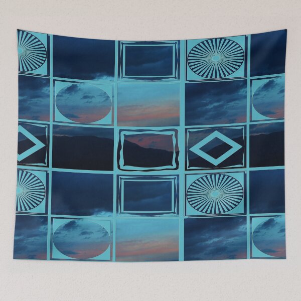 Item preview, lovely beautiful blue colored pattern designed and sold by tbshots.