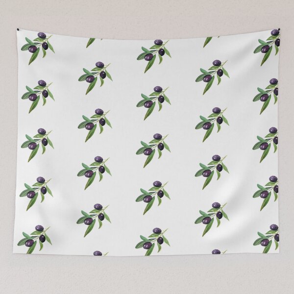 Item preview, olives leaf watercolor design  designed and sold by fanncorner.