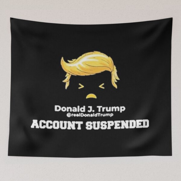 Item preview, Donald J Trump Twitter Account Suspended designed and sold by tararoana.